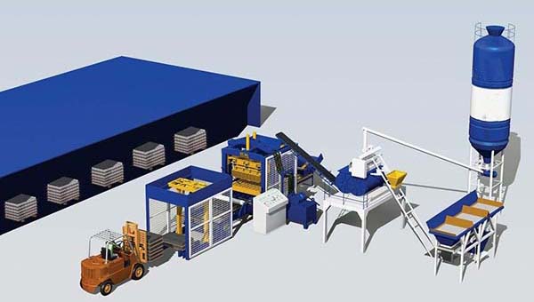 The scene of a customer from Kyrgyzstan purchasing the brick-making machine from Yinhai Mine